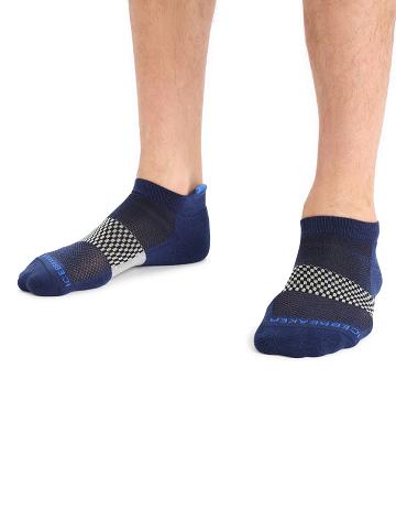 Royal Navy / Lazurite Men's Icebreaker Merino Multisport Light Micro Socks | USA 1050YXFU